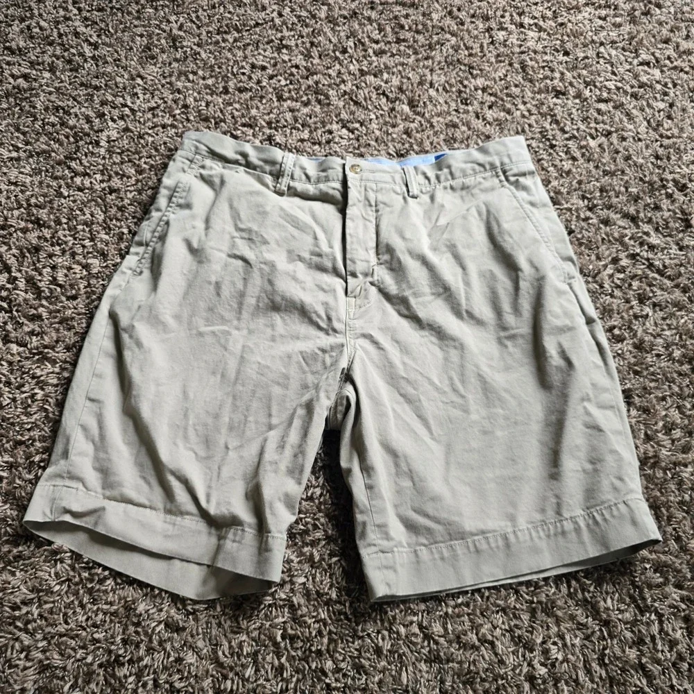 Polo Ralph Lauren Chino Shorts Mens 35 Khaki Tan Stretch Classic Fit